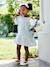 Robe en gaze de coton fille bleu ciel 1 - vertbaudet enfant 