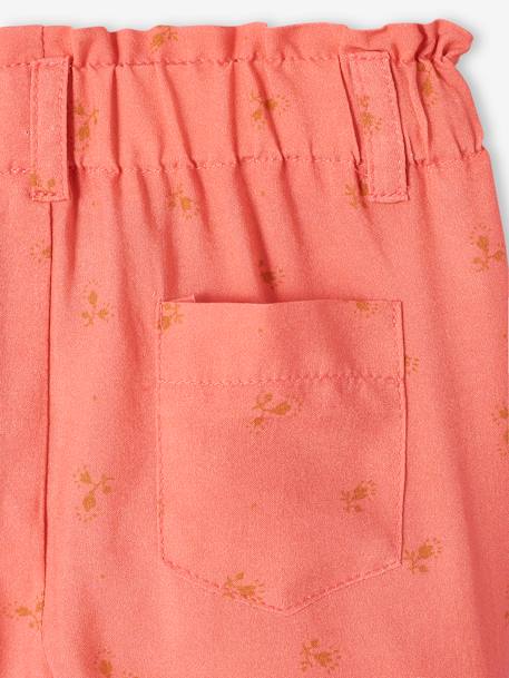 Pantalon fluide bébé caramel+corail 8 - vertbaudet enfant 