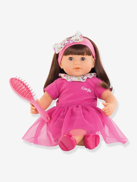 Grande poupée Alice + brosse COROLLE rose+rose bonbon 9 - vertbaudet enfant 