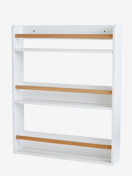 Etagère à livres 3 niveaux blanc/bois 1 - vertbaudet enfant 