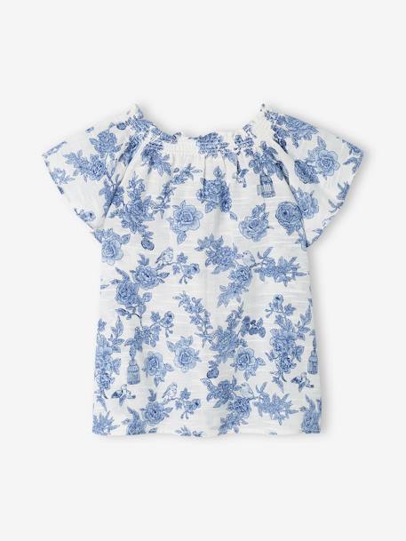 Blouse de cérémonie motif poétique fille écru 5 - vertbaudet enfant 