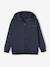 Sweat zippé à capuche personnalisable garçon bleu nuit 4 - vertbaudet enfant 