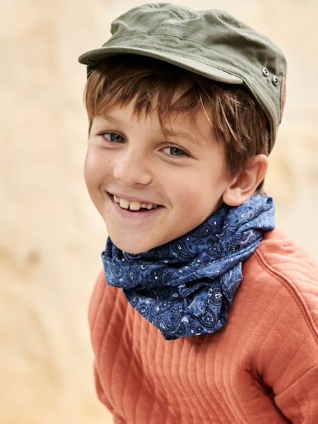 Foulard esprit bandana garçon personnalisable marine 1 - vertbaudet enfant 