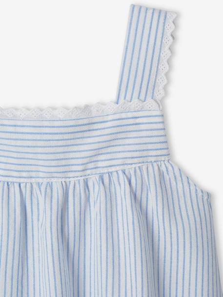 Pyjashort rayé fille rayé bleu 5 - vertbaudet enfant 