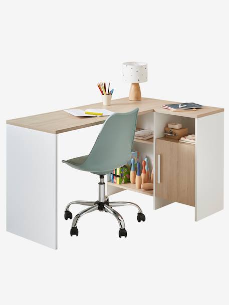 Bureau d'angle Liverpool blanc 1 - vertbaudet enfant 