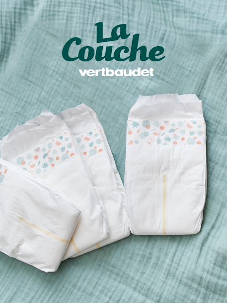 Box de 6 paquets de 28 couches T4 (de 7 à 18 kgs) VERTBAUDET blanc 3 - vertbaudet enfant 