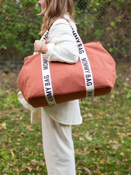 Sac à langer CHILDHOME Mommy Bag écru+terracotta+vert 7 - vertbaudet enfant 