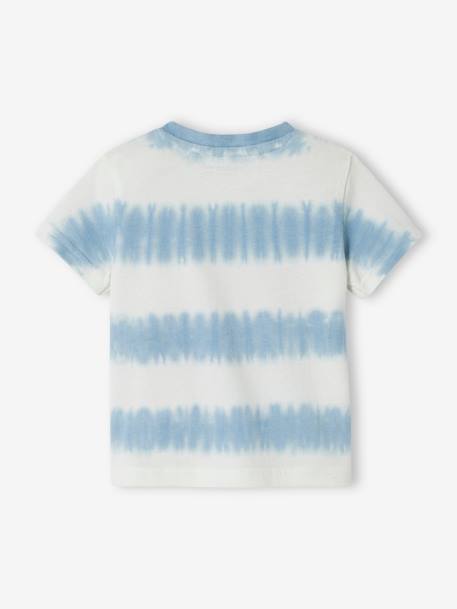 T-shirt tortue bébé tie and dye bleu ciel 3 - vertbaudet enfant 