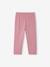 Lot de 2 leggings Basics fille mi-mollets gris chiné + noir+mauve 7 - vertbaudet enfant 