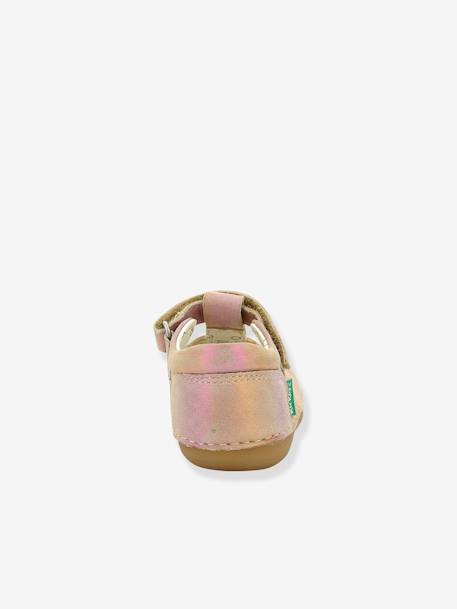 Sandales cuir bébé Sushy Originel Softers KICKERS® BLANC+bleu+caramel+marine+rose 26 - vertbaudet enfant 