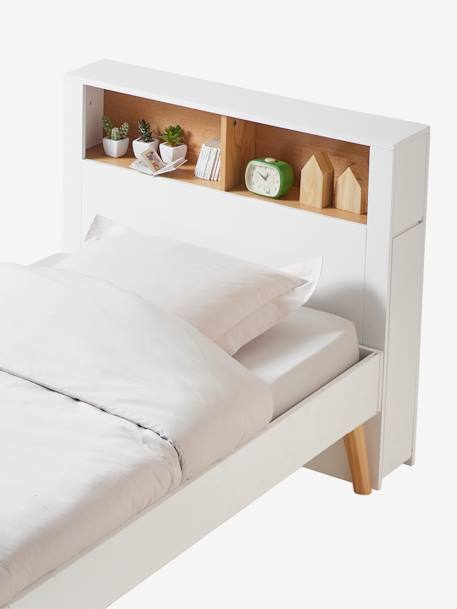 Tête de lit avec rangement coulissable blanc 1 - vertbaudet enfant 