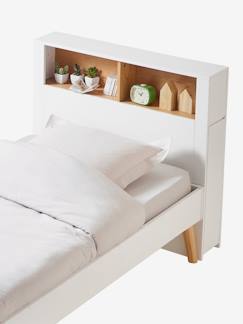 Chambre et rangement-Tête de lit avec rangement coulissable