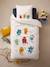 Parure housse de couette + taie d'oreiller enfant MONSTRES multicolore 1 - vertbaudet enfant 