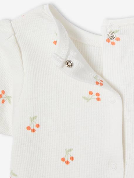 Lot de 2 pyjamas bébé 2 pièces nid d'abeille rose pâle 8 - vertbaudet enfant 