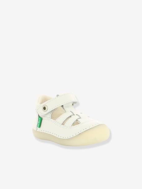 Sandales cuir bébé Sushy Originel Softers KICKERS® BLANC+bleu+caramel+marine+rose 28 - vertbaudet enfant 