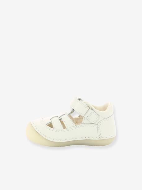 Sandales cuir bébé Sushy Originel Softers KICKERS® BLANC+bleu+caramel+marine+rose 2 - vertbaudet enfant 