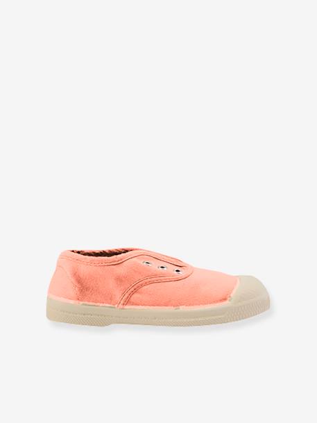 Tennis coton enfant Elly BENSIMON® rose+vert 2 - vertbaudet enfant 