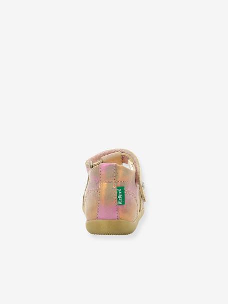 Sandales cuir enfant Bigkro KICKERS® caramel+rose 9 - vertbaudet enfant 