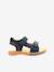 Sandales cuir garçon Platino Planet KICKERS® CAMEL+marine 7 - vertbaudet enfant 