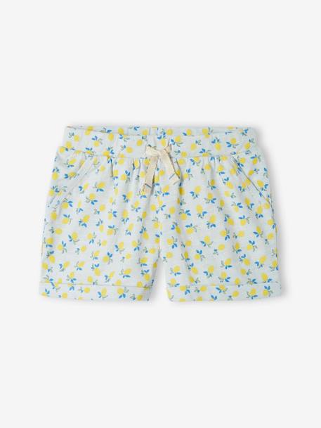 Lot de 2 shorts en jersey fille lot rose+vert d'eau 8 - vertbaudet enfant 