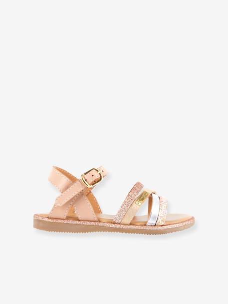 Sandales cuir enfant Inaya LES TROPEZIENNES® PAR M. BELARBI beige 1 - vertbaudet enfant 