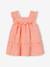 Ensemble en broderie anglaise bébé robe, bloomer et bandeau corail 2 - vertbaudet enfant 