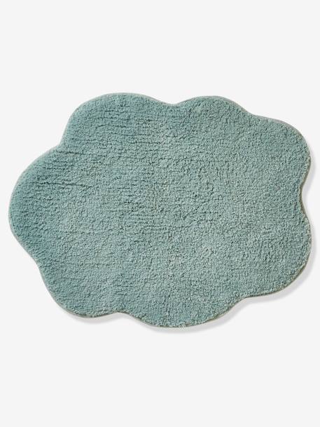 Tapis Nuage éponge bleu grisé+gris clair+moutarde+rose poudré+vert sauge 1 - vertbaudet enfant 