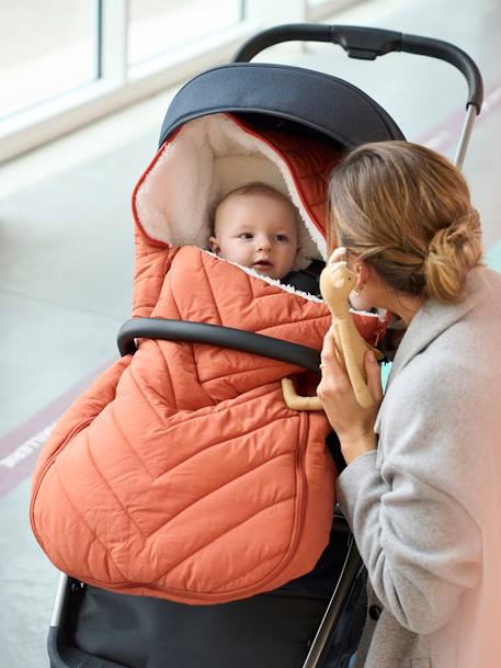 Chancelière esprit doudoune bleu nuit+cuivre irisé+vert sauge 6 - vertbaudet enfant 