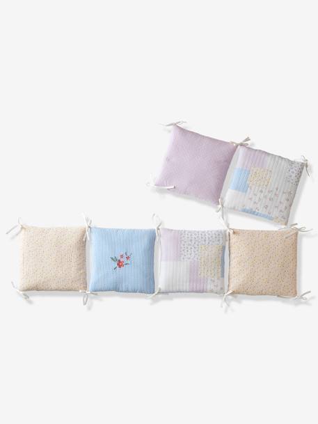 Tour de lit / Tour de parc modulable en gaze de coton COTTAGE Oeko-Tex® multicolore 3 - vertbaudet enfant 