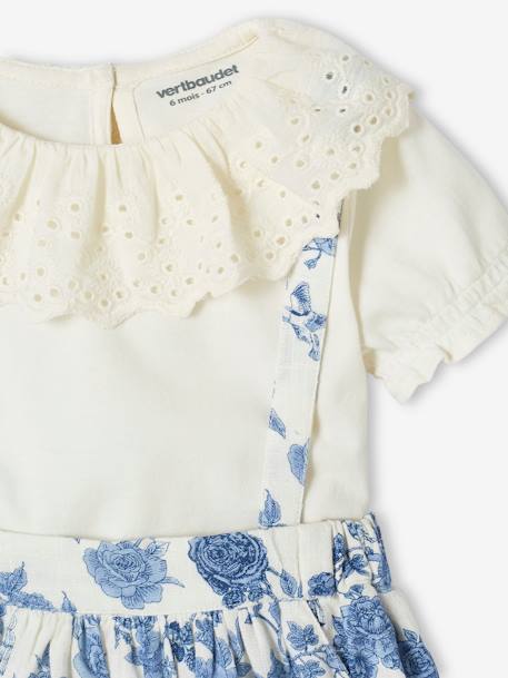 Ensemble de cérémonie bébé jupe et T-shirt écru 5 - vertbaudet enfant 