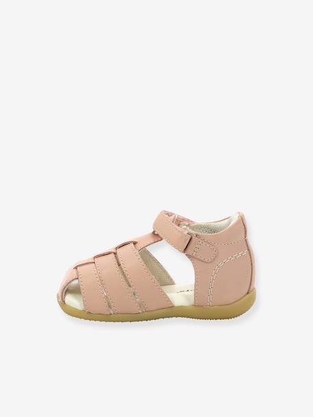 Sandales cuir bébé Bigflo-2 Iconique Biboo KICKERS® rose 3 - vertbaudet enfant 