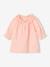 Blouse bébé en gaze de coton corail 1 - vertbaudet enfant 