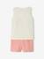 Pyjashort fille flamant rose en gaze pur coton rose 3 - vertbaudet enfant 