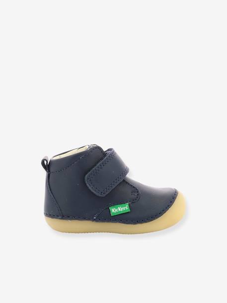 Bottillons cuir bébé garçon Sabio KICKERS® 1ers pas encre+marine 8 - vertbaudet enfant 