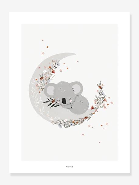 Affiche Koala Lilydale LILIPINSO gris 1 - vertbaudet enfant 