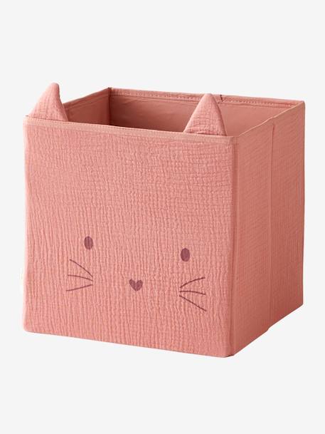 Lot de 2 bacs animaux en gaze de coton lot jaune+lot rose 7 - vertbaudet enfant 