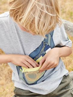 Garçon-T-shirt, polo, sous-pull-T-shirt-T-shirt sac banane trompe l'oeil garçon avec poche zippée