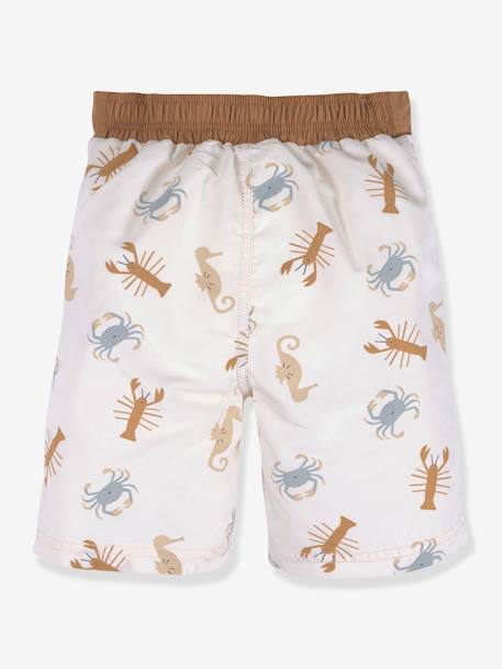 Short de bain rayé LÄSSIG blanc 2 - vertbaudet enfant 