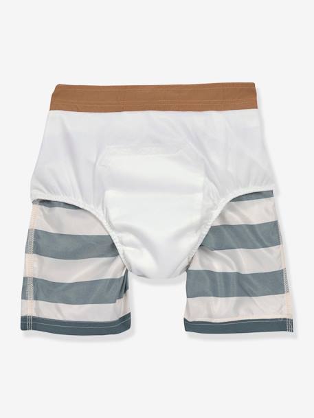 Short de bain LÄSSIG rayé blanc 3 - vertbaudet enfant 