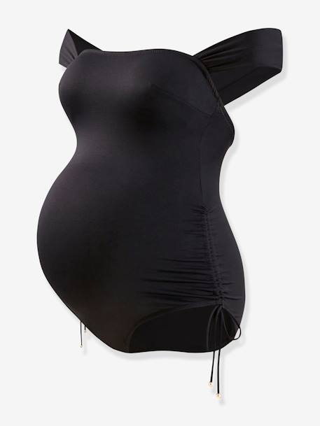 Maillot de bain de grossesse 1 pièce Toscane CACHE COEUR noir 2 - vertbaudet enfant 