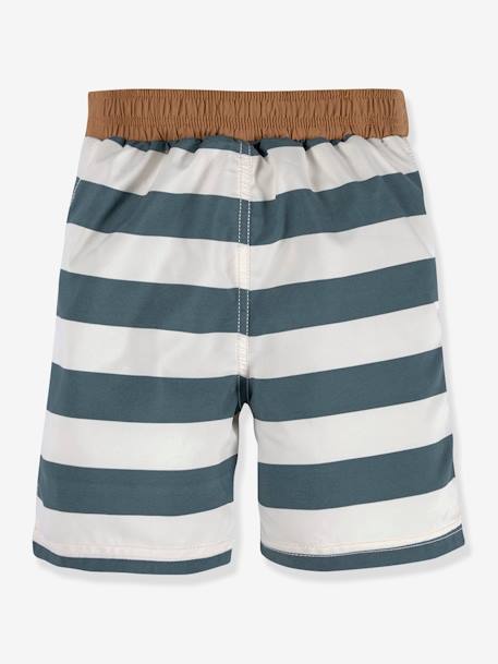 Short de bain LÄSSIG rayé blanc 2 - vertbaudet enfant 