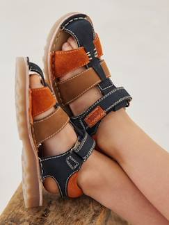 -Sandales scratchées cuir enfant collection maternelle