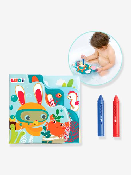 Livre de bain coloriage LUDI multicolore 2 - vertbaudet enfant 