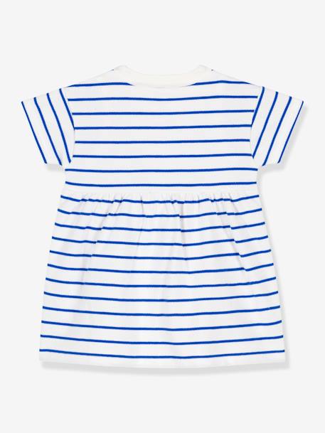 Robe + body manches courtes PETIT BATEAU blanc 2 - vertbaudet enfant 