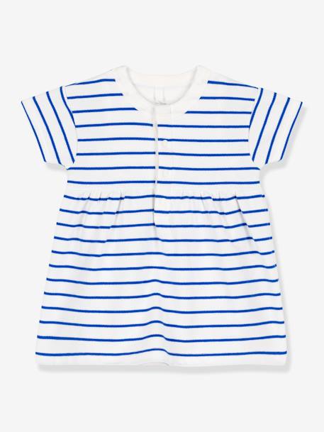 Robe + body manches courtes PETIT BATEAU blanc 1 - vertbaudet enfant 