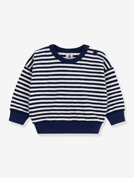 Sweatshirt PETIT BATEAU bleu 1 - vertbaudet enfant 