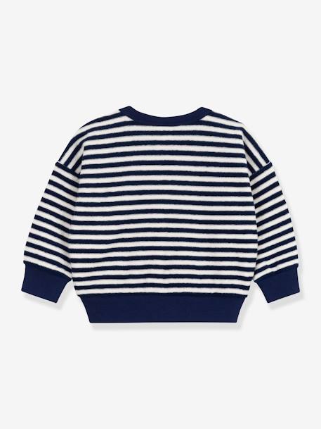 Sweatshirt PETIT BATEAU bleu 2 - vertbaudet enfant 