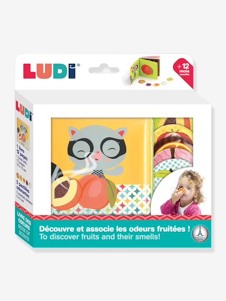 Livre des odeurs LUDI multicolore 2 - vertbaudet enfant 