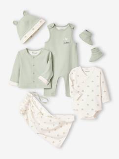 Kit naissance 5 pièces personnalisable + pochon  - vertbaudet enfant