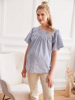 Blouse de grossesse carreaux vichy  - vertbaudet enfant